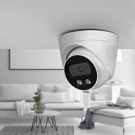 Wireless Security Camera System Set Round