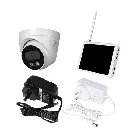 Wireless Security Camera System Set Round