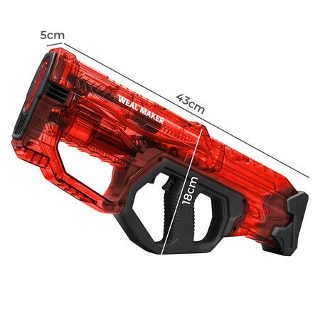 Electric Water Gun Auto Squirt Red