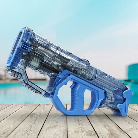 Electric Water Gun Auto Squirt Blue