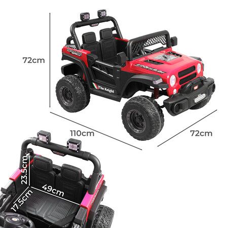 Kids Ride On Car Electric Jeep Red