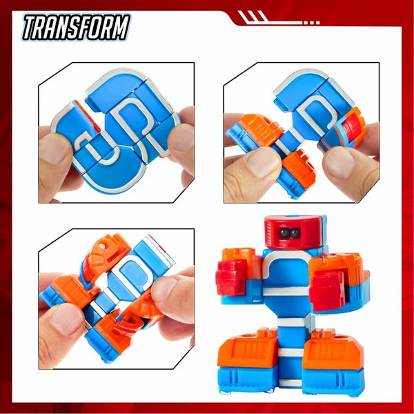 15 Pcs Number Bots Toys Number Bots Action Figure Learning Toys Number Robots Toys Educational Toy Gifts for Kids Boys Girls