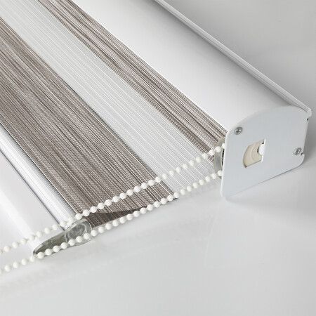 Blackout Zebra Roller Blind Curtains 90x210 Beige