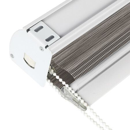 Blackout Zebra Roller Blind Curtains 60x210 Beige