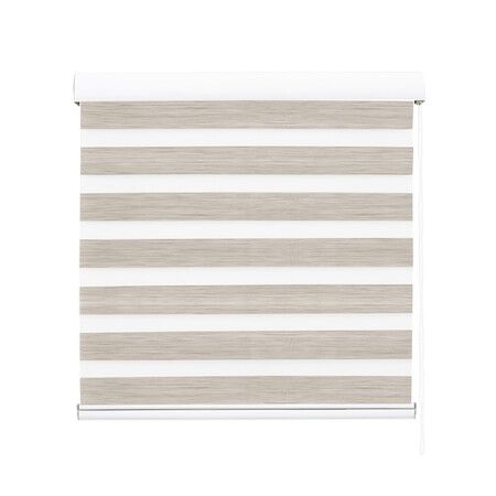 Blackout Zebra Roller Blind Curtains 210x210 Beige