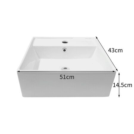 Ceramic Basin Bathroom Wash Counter