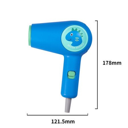 Low Heat Speed Hair Dryer Baby Infant Blue