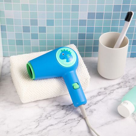 Low Heat Speed Hair Dryer Baby Infant Blue