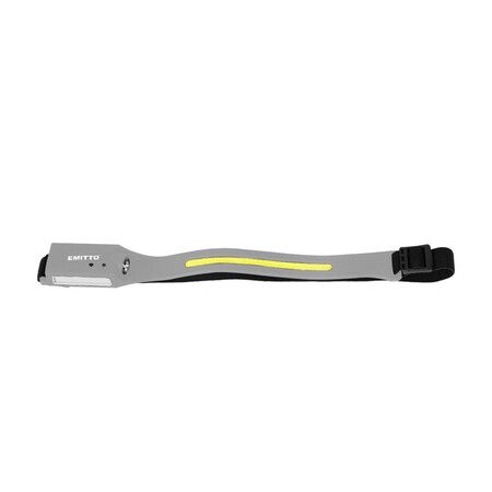 COB LED Headlamp Torch Camping Grey