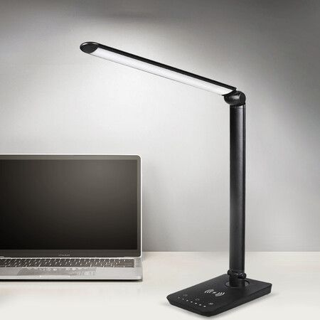 LED Table Lamp Study Reading Black