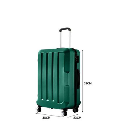 20" Travel Luggage Lightweight Green 20 inch