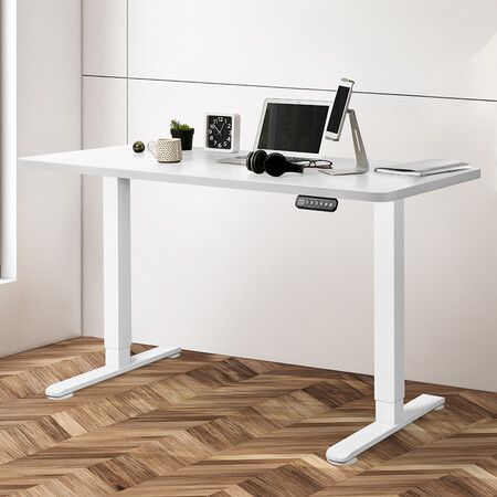 Motorised Standing Desk Adjustable 140cm White 1000x 1MM