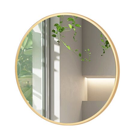 Wall Mirror Round Bathroom Decor 50cm