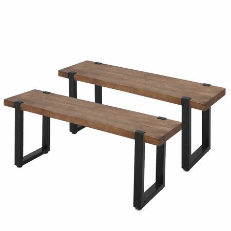 Wooden Dining Sets 1XTable+2X