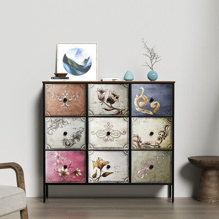 9 Chest of Drawers Storage Cabinet