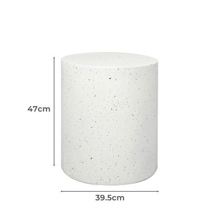 Side Table Terrazzo Round End