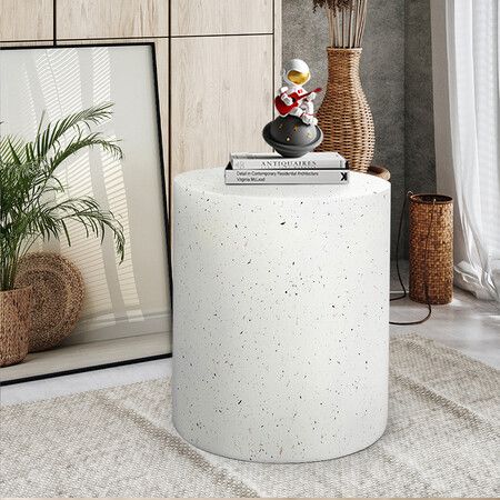 Side Table Terrazzo Round End