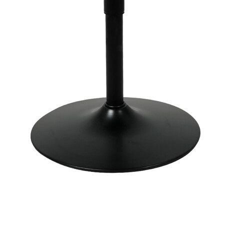 Bar Table Swivel Gas Lift Counter Black