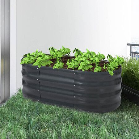 Garden Bed Planter Raised Coated 120x80x42cm