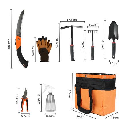 Gardening Hand Tools 7PC with Storage Bag