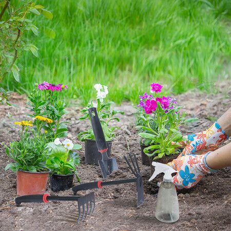 Gardening Hand Tools 7PC with Storage Bag