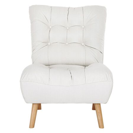 Lounge Accent Chair Sofa Recliner Cream