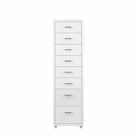 Office Cabinet 8 Drawer Drawers White