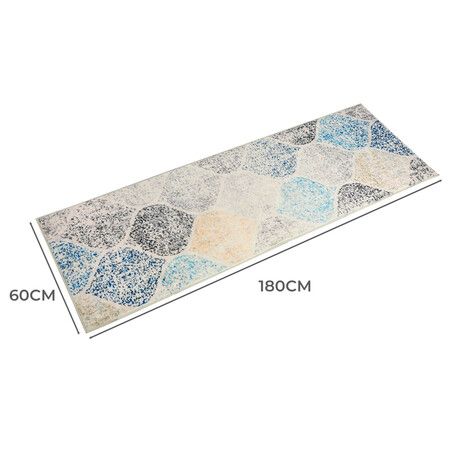 Floor Rug Hallway Runner Washable 180X60cm