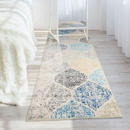 Floor Rug Hallway Runner Washable 180X60cm