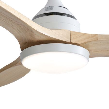 52'' Ceiling Fan LED Light DC Natural