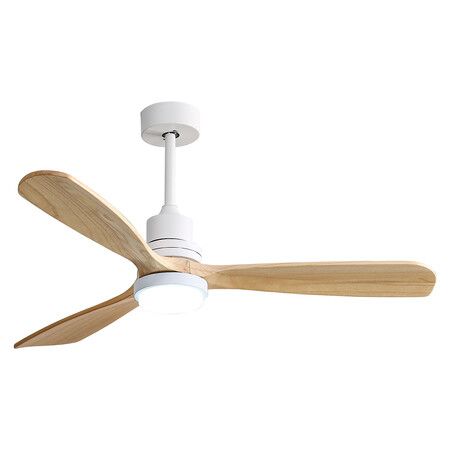 Ceiling Fan 52'' DC Motor Wood Natural