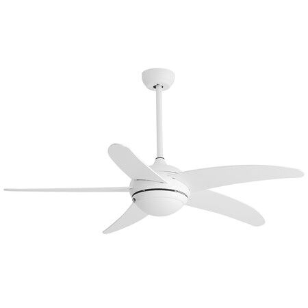 Ceiling Fan 52'' DC Motor Wood White