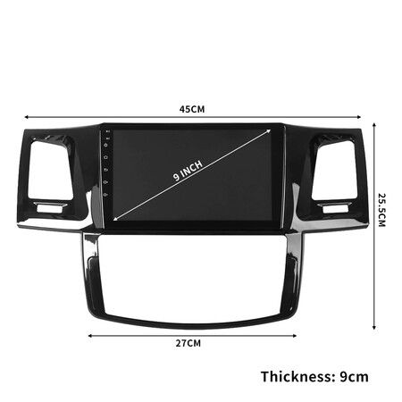 Hilux Car Stereo Head Unit GPS Carplay