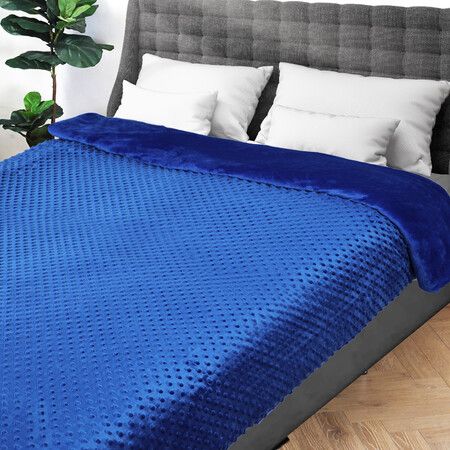 Weighted Blanket Cover Quilt Blue