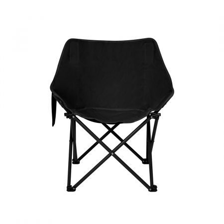 Folding Camping Moon Chair Lightweight Black