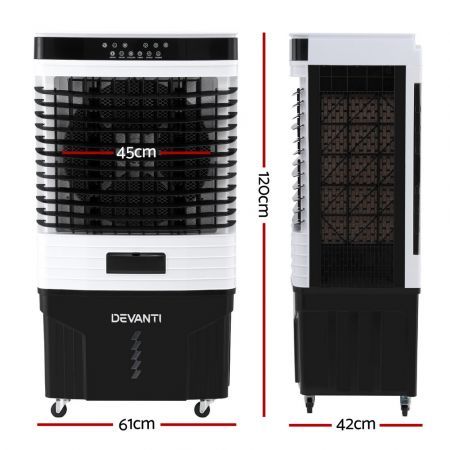 Devanti 60L Evaporative Air Cooler Conditioner