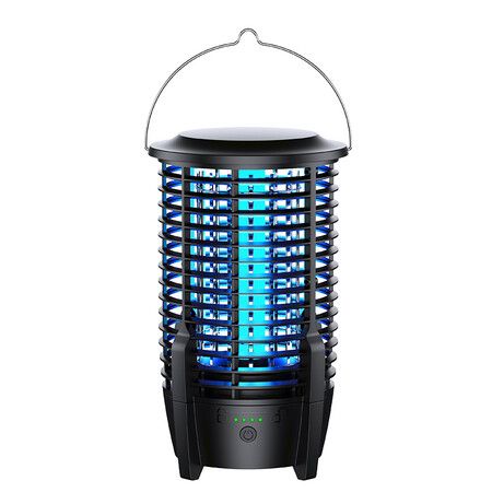 Bug Zapper Outdoor with LED Light, Electric Mosquito Fly Zapper Cordless for Patio, Camping, Backyard