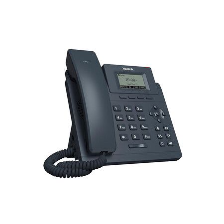 Yealink T30P SIP Phone,Large Display 132x64px Graphical LCD, Dual 10/100Mbps Ports,Integrated PoE, 5 Way Local conferencing, EHS35 Support for Wireless Headset, milti Angle Stand Support, T30P, Black