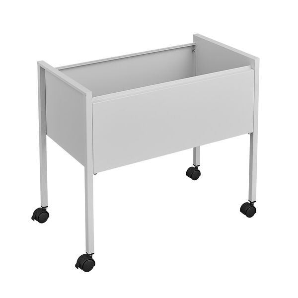 Steel File Folder Holder Trolley Office White Metal Filing Storage Cabinet A4 Suspension Hanging Document Organiser Furniture Rolling Cart