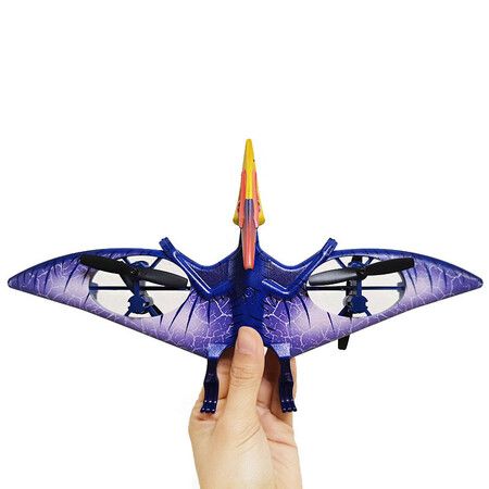 Pterosaur Flying Remote Control Toy for Kids, Headless Mode, LED Light, Perfect Birthday Christmas Gift, One Key Start, Speed Adjustment