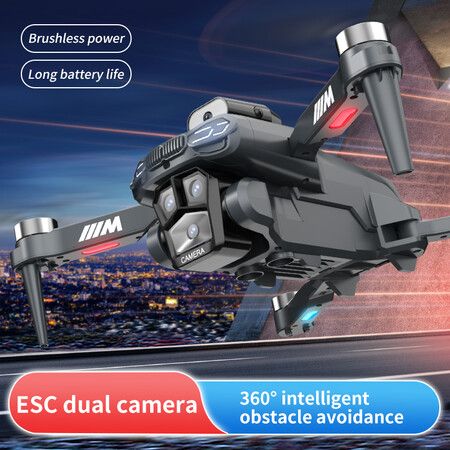 50x Zoom Triple Cameras Optical Flow Positioning Brushless RC Drone GPS  Foldable Gyroscope Infrared  Obstacle Avoidance  Auto Takeoff Gesture Control