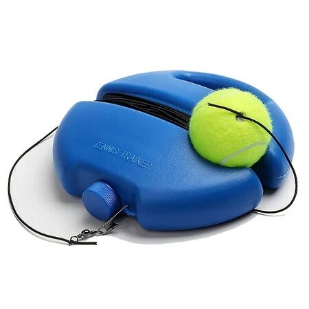 Tennis Training Aids Base With Elastic Rope Ball Practice Self-Duty Rebound Tennis Trainer Partner Device