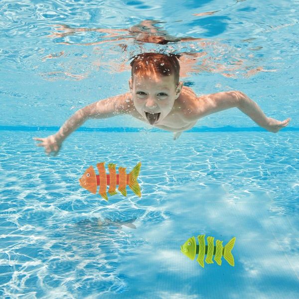 15 Pack Pool Diving Toy Set with Carrying Bag for Kids Summer Fun Sinking Toys for Underwater Swimming