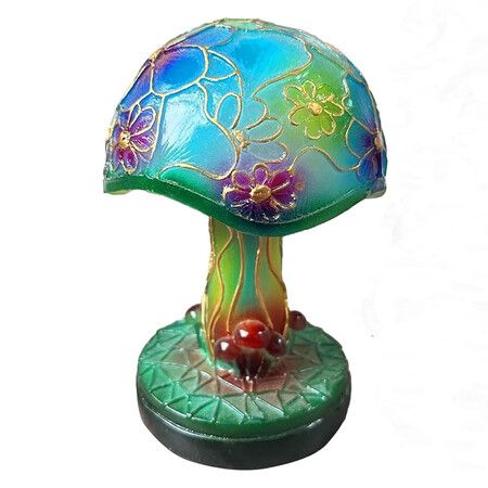 15CM Mushroom Lamp, Colorful Mushroom Table Lamp, New Resin Plant Series Table Lamp