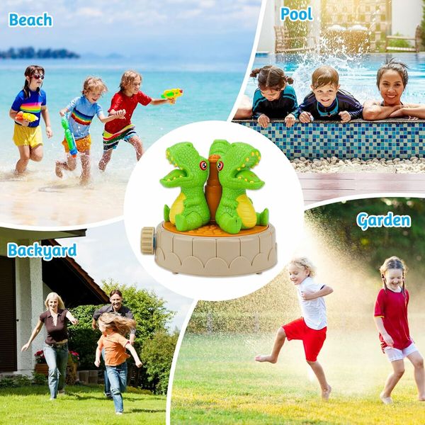 Summer Outside Toys, Backyard Lawn Game Splashing Fun Water Outdoor Toys for Kids Age 4-8 Boys Girls Gift