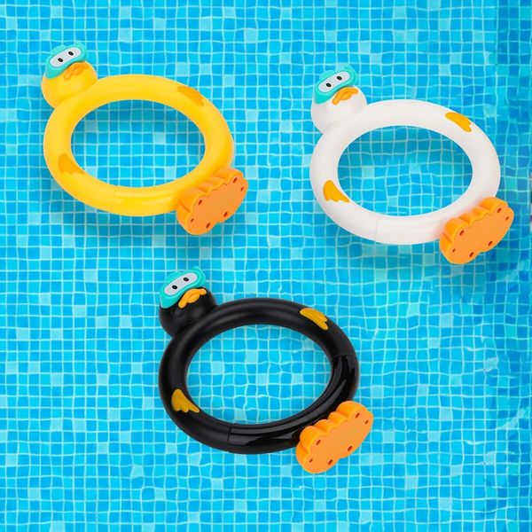 Diving Pool Toys Underwater Swimming Ring Duck Diving Ring