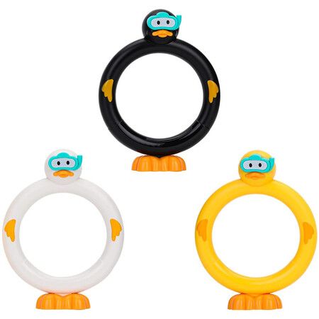 Diving Pool Toys Underwater Swimming Ring Duck Diving Ring