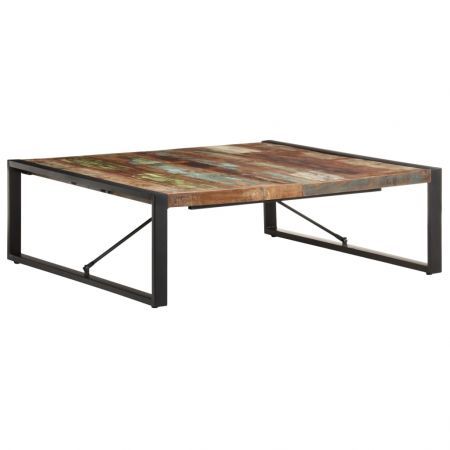 Coffee Table 120x120x40 cm Solid Wood Reclaimed