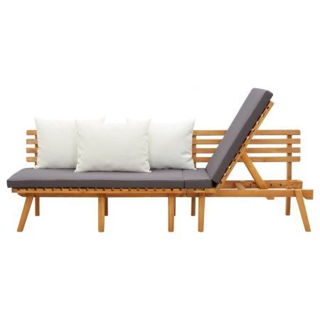 Garden Day Bed 200x65 cm Solid Wood Acacia