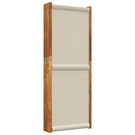 6-Panel Room Divider Light Grey 420x180 cm